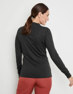 Gerry Weber Pullover Mit Weitem Stehkragen -Feine Mode pullover mit weitem stehkragen 104