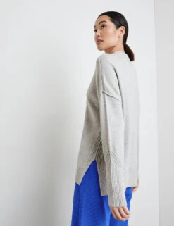 Taifun Pullover Mit Wording-Stickerei -Feine Mode pullover mit wording stickerei 104