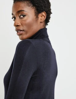 Gerry Weber Rollkragenpullover Mit Strickdetail -Feine Mode rollkragenpullover mit strickdetail 100