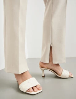 Gerry Weber Schicke Hose Mit Reißverschluss Am Saum -Feine Mode schicke hose mit reissverschluss am saum 100