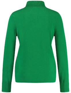 Gerry Weber Schlichter Rollkragenpullover Mit Rippstrick-Details -Feine Mode schlichter rollkragenpullover mit rippstrick details 03