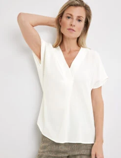 Gerry Weber Schlichtes Blusenshirt Mit Falte 13 Gerry Weber Schlichtes Blusenshirt Mit Falte -Feine Mode schlichtes blusenshirt mit falte 102