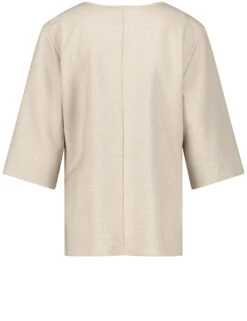Gerry Weber Schlichtes Blusenshirt Mit Frontzipper -Feine Mode schlichtes blusenshirt mit frontzipper 03