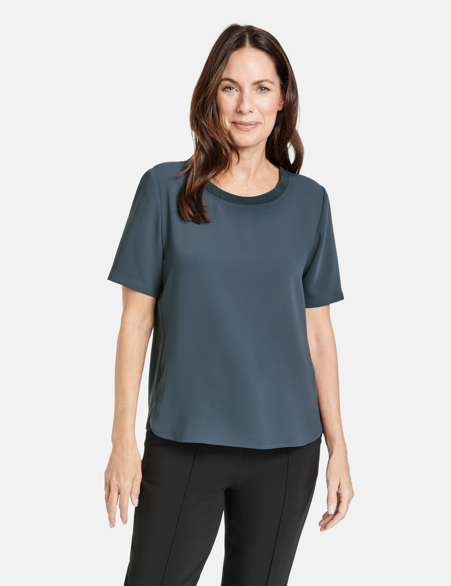 Gerry Weber Schlichtes Blusenshirt Mit Seitlichen Schlitzen 8 Gerry Weber Schlichtes Blusenshirt Mit Seitlichen Schlitzen - Image 6