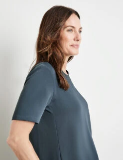 Gerry Weber Schlichtes Blusenshirt Mit Seitlichen Schlitzen 11 Gerry Weber Schlichtes Blusenshirt Mit Seitlichen Schlitzen -Feine Mode schlichtes blusenshirt mit seitlichen schlitzen 100