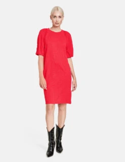 Taifun Schlichtes Jerseykleid Mit Weitem Raglanärmel -Feine Mode schlichtes jerseykleid mit weitem raglanaermel 01