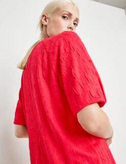 Taifun Schlichtes Jerseykleid Mit Weitem Raglanärmel -Feine Mode schlichtes jerseykleid mit weitem raglanaermel 100