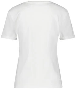 Gerry Weber Schlichtes T-Shirt Mit Logostickerei 10 Gerry Weber Schlichtes T-Shirt Mit Logostickerei -Feine Mode schlichtes t shirt mit logostickerei 03