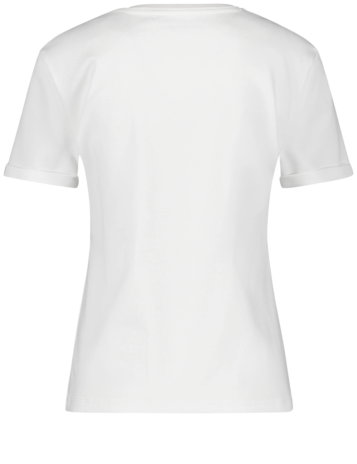Gerry Weber Schlichtes T-Shirt Mit Logostickerei 5 Gerry Weber Schlichtes T-Shirt Mit Logostickerei - Image 3