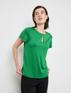 Taifun Shirt Mit Ärmelvolants