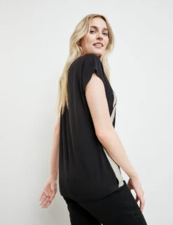 Taifun Shirt Mit Print -Feine Mode shirt mit print 104