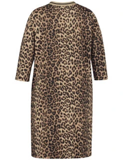 Shirtkleid Mit Animal-Print -Feine Mode shirtkleid mit animal print 03