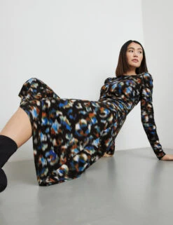 Taifun Shirtkleid Mit Puffärmeln -Feine Mode shirtkleid mit puffaermeln 102