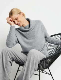 Gerry Weber Softer Pullover Aus Gebürsteter Qualität -Feine Mode softer pullover aus gebuersteter qualitaet 102