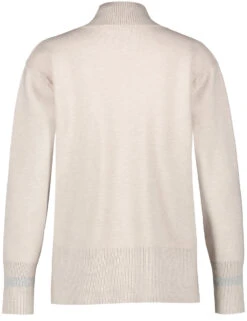 Gerry Weber Softer Pullover Mit Turtleneck Und Verlängertem Rückenteil -Feine Mode softer pullover mit turtleneck und verlaengertem rueckenteil 03