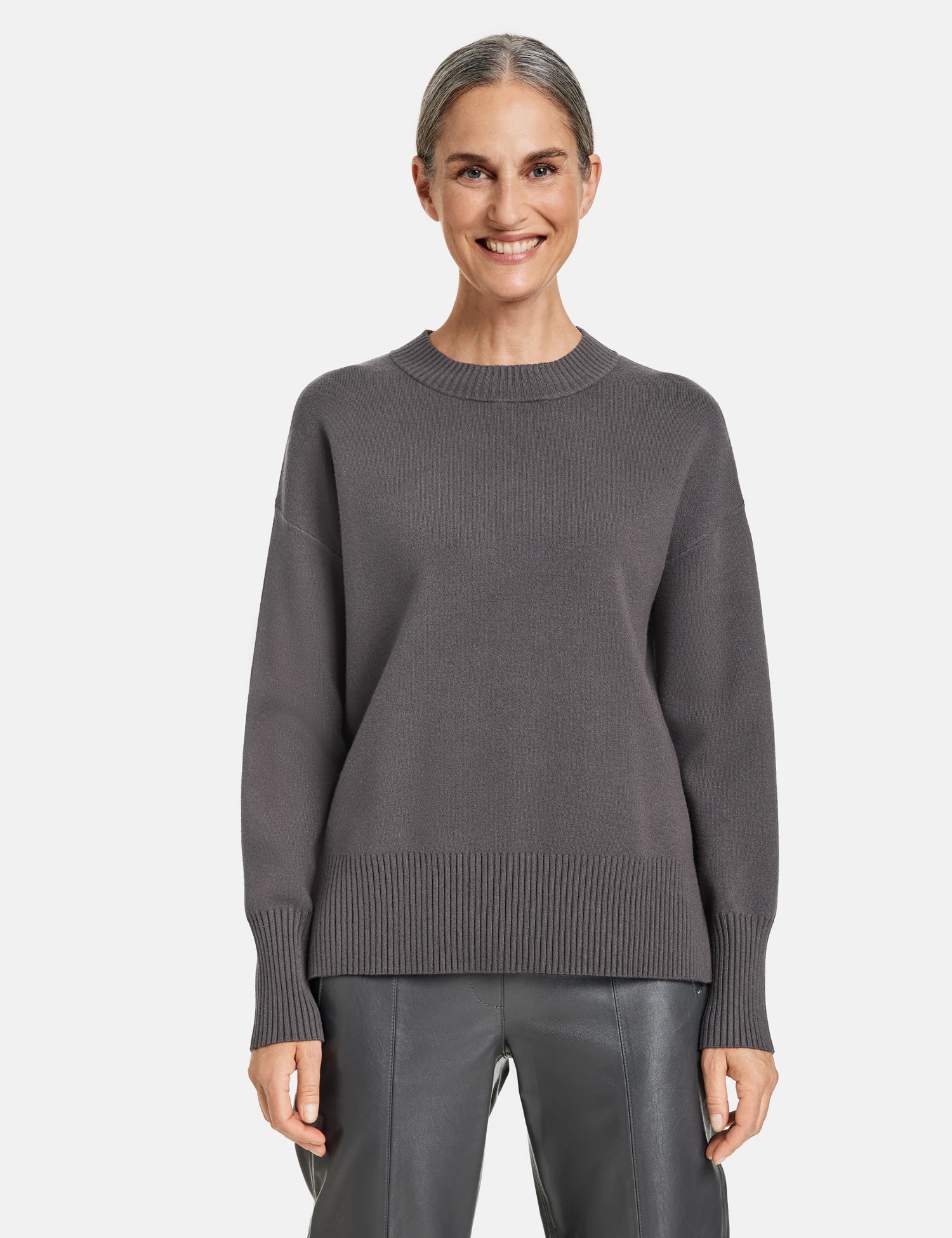 Gerry Weber Softer Pullover Mit Verlängertem Rückenteil Und Seitenschlitzen 9 Gerry Weber Softer Pullover Mit Verlängertem Rückenteil Und Seitenschlitzen - Image 7