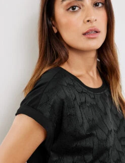 Taifun Spitzenshirt -Feine Mode spitzenshirt 100