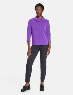 Gerry Weber Stretchhose Slim Fit Mit Gummibund -Feine Mode stretchhose slim fit mit gummibund 01