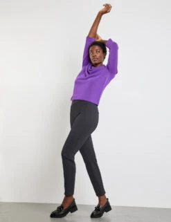 Gerry Weber Stretchhose Slim Fit Mit Gummibund -Feine Mode stretchhose slim fit mit gummibund 102