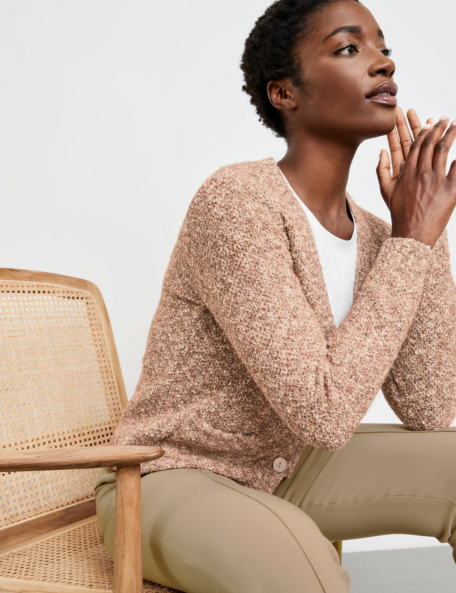 Gerry Weber Strickjacke In Bouclé-Optik 7 Gerry Weber Strickjacke In Bouclé-Optik - Image 5