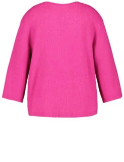 Strickjacke Mit 3/4 Arm -Feine Mode strickjacke mit 34 arm 03