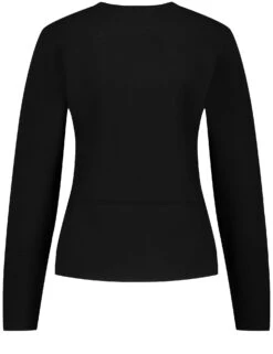 Gerry Weber Strickjacke Mit Asymmetrischem Reißverschluss -Feine Mode strickjacke mit asymmetrischem reissverschluss 03