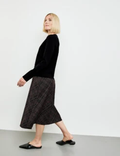 Gerry Weber Strickjacke Mit Asymmetrischem Reißverschluss -Feine Mode strickjacke mit asymmetrischem reissverschluss 102