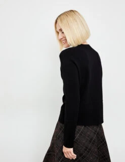 Gerry Weber Strickjacke Mit Asymmetrischem Reißverschluss -Feine Mode strickjacke mit asymmetrischem reissverschluss 104