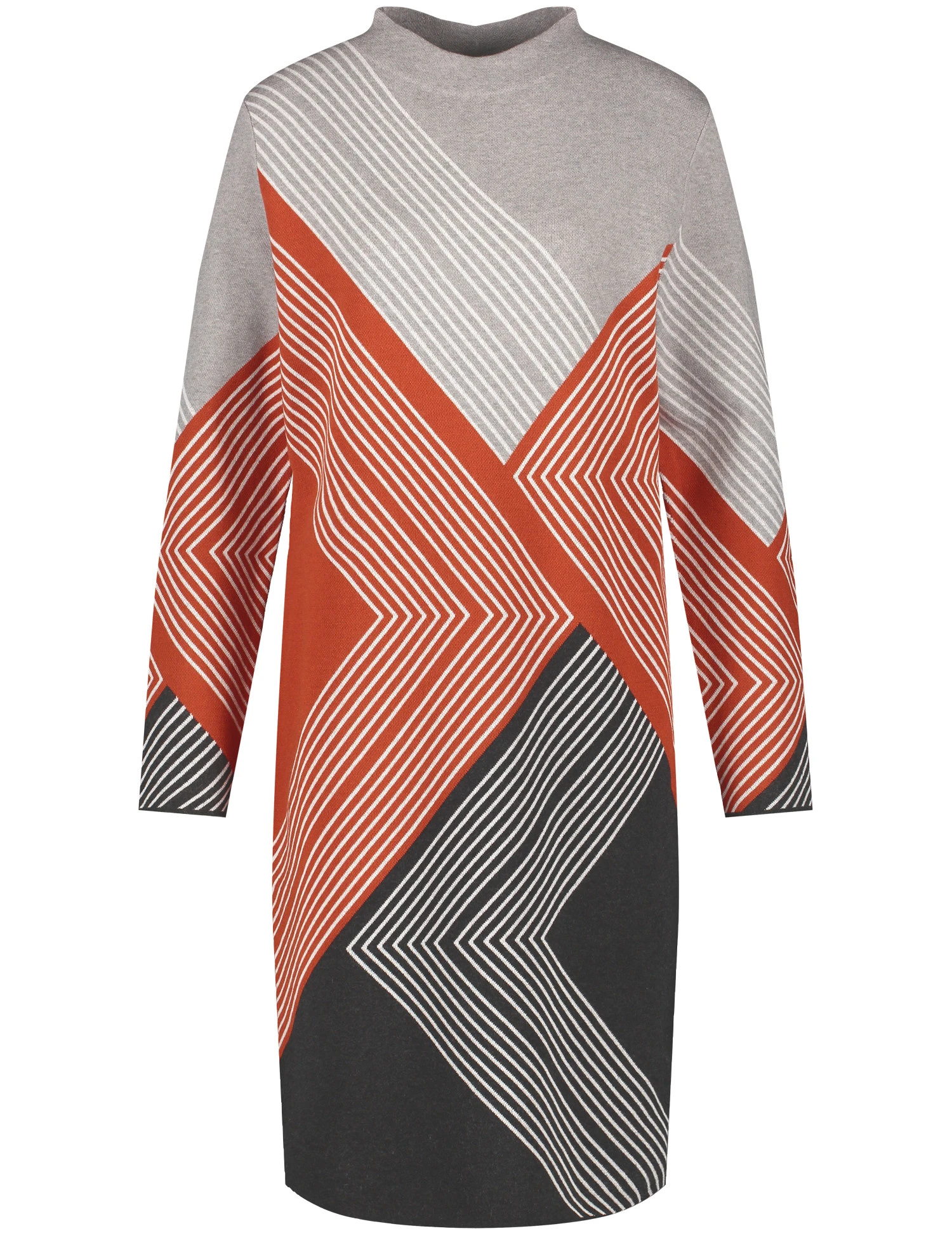 Gerry Weber Strickkleid Mit Grafischem Muster 4 Gerry Weber Strickkleid Mit Grafischem Muster - Image 2