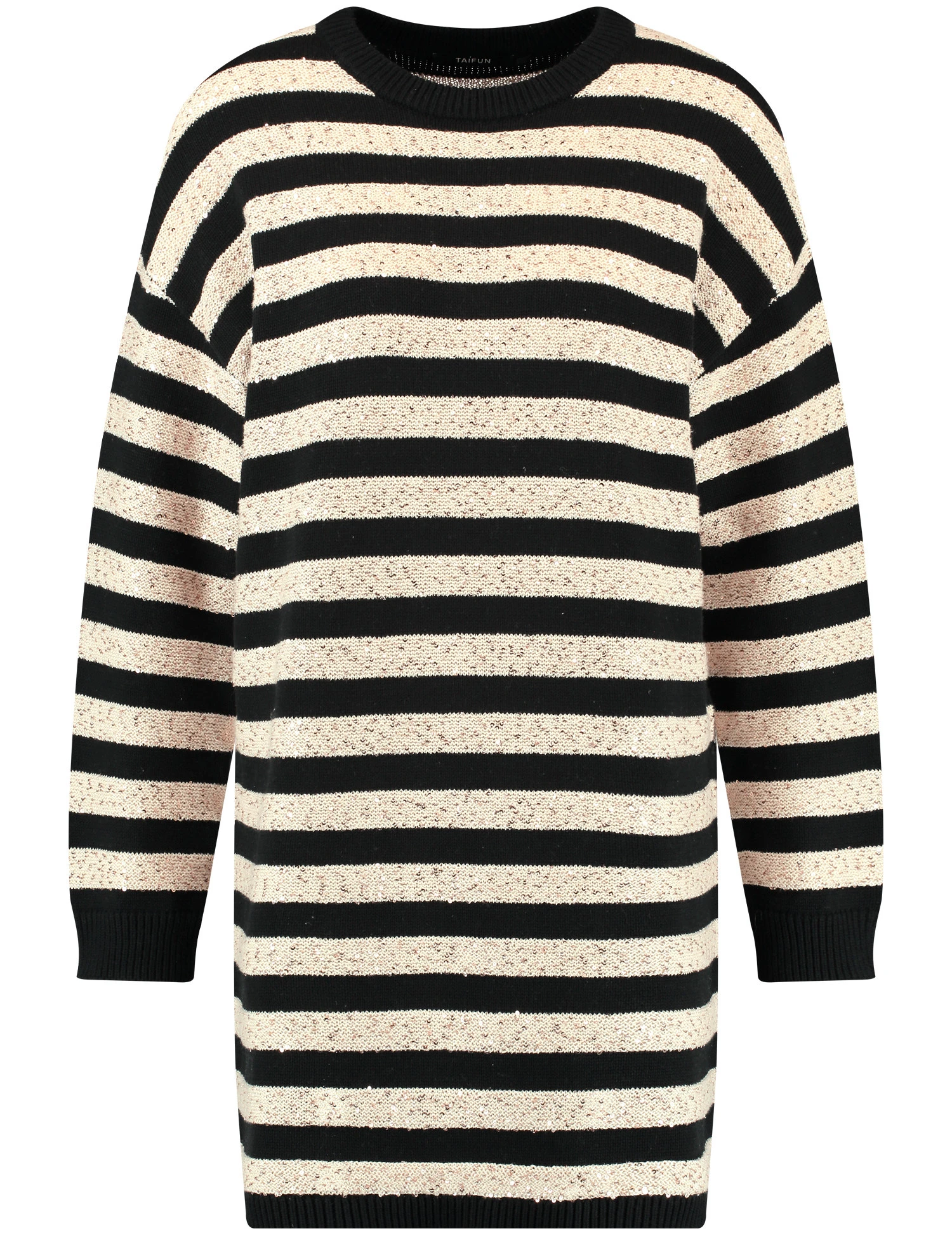 Taifun Strickkleid Mit Pailletten 4 Taifun Strickkleid Mit Pailletten - Image 2