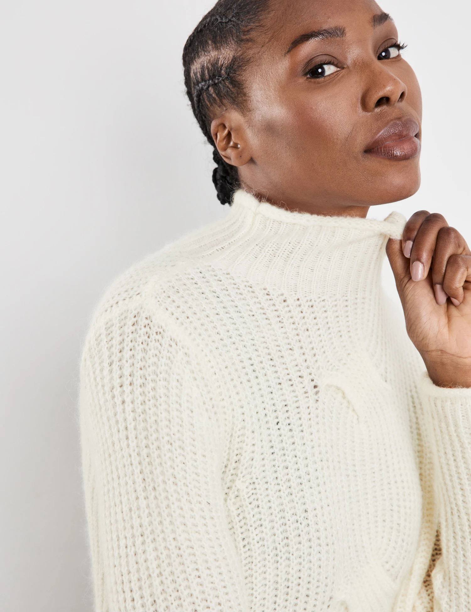 Gerry Weber Strickpullover Mit Stehkragen Und Zopfmuster 6 Gerry Weber Strickpullover Mit Stehkragen Und Zopfmuster - Image 4