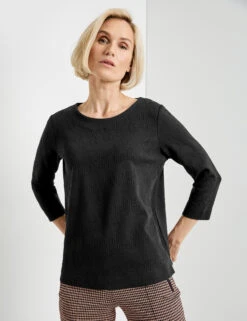 Gerry Weber Sweatshirt Mit Jacquard-Struktur