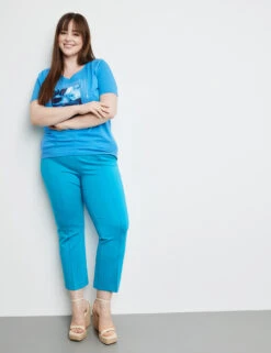 T-Shirt Mit Frontprint -Feine Mode t shirt mit frontprint 102