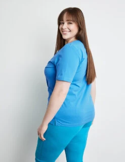 T-Shirt Mit Frontprint -Feine Mode t shirt mit frontprint 104