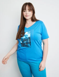 T-Shirt Mit Frontprint