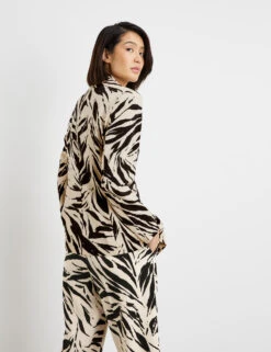 Taifun Taillierter Blazer Mit Print 14 Taifun Taillierter Blazer Mit Print -Feine Mode taillierter blazer mit print 104