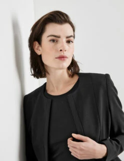 Taifun Taillierter Kurzblazer -Feine Mode taillierter kurzblazer 100