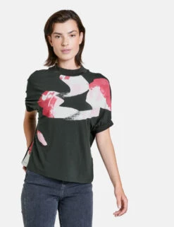 Taifun Trend-Shirt Mit Platziertem Print -Feine Mode trend shirt mit platziertem print 01