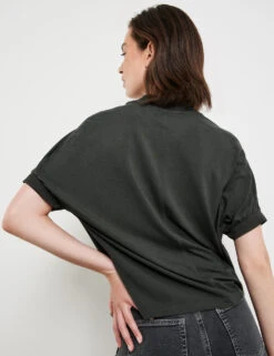 Taifun Trend-Shirt Mit Platziertem Print -Feine Mode trend shirt mit platziertem print 104