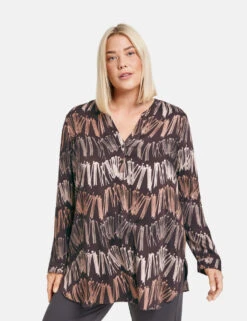 Tunika Aus Nachhaltiger Viskose -Feine Mode tunika aus nachhaltiger viskose 01