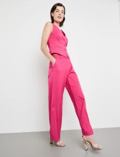 Taifun Weite Hose Mit Bügelfalten Wide Leg -Feine Mode weite hose mit buegelfalten wide leg 102