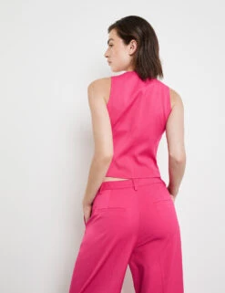 Taifun Weite Hose Mit Bügelfalten Wide Leg -Feine Mode weite hose mit buegelfalten wide leg 104