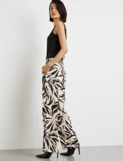 Taifun Weite Hose Mit Print Wide Leg 14 Taifun Weite Hose Mit Print Wide Leg -Feine Mode weite hose mit print wide leg 104