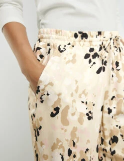 Taifun Weite Hose Palazzo Mit Elastischem Bund 11 Taifun Weite Hose Palazzo Mit Elastischem Bund -Feine Mode weite hose palazzo mit elastischem bund 100