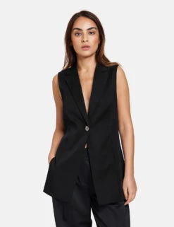 Taifun Weste Mit Revers -Feine Mode weste mit revers 01