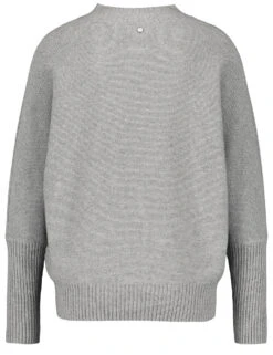 Gerry Weber Wollpullover Mit Strick-Mix -Feine Mode wollpullover mit strick mix 03