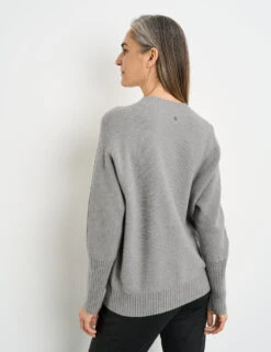 Gerry Weber Wollpullover Mit Strick-Mix -Feine Mode wollpullover mit strick mix 104